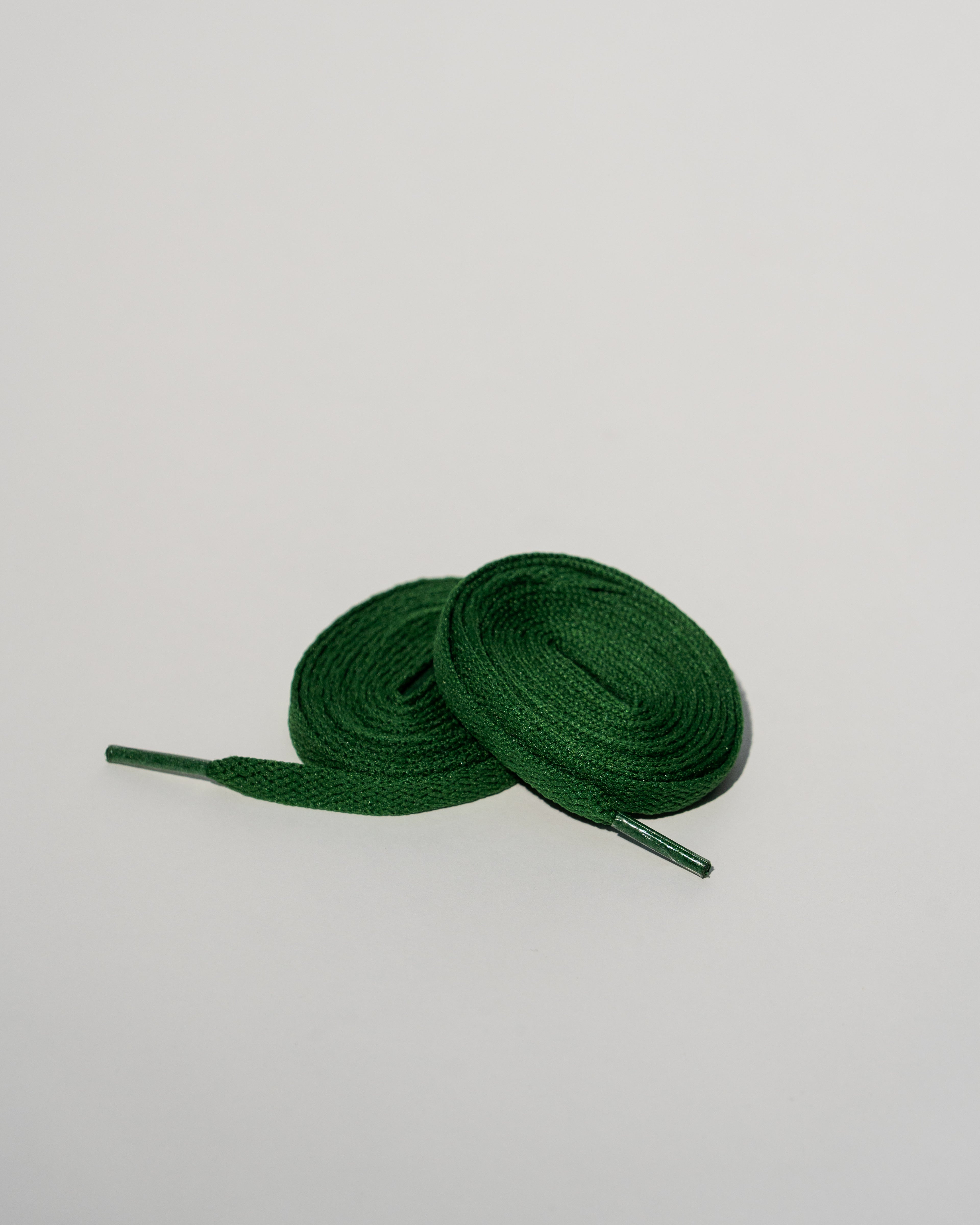 “Pine Green” Flat Lace