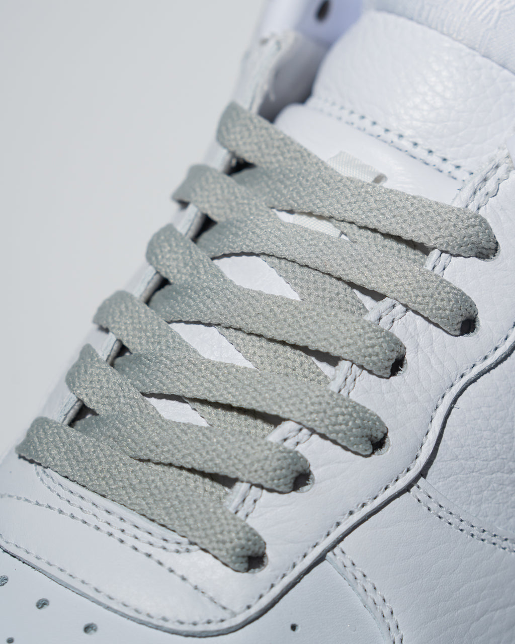 "Light Gray" Flat Lace