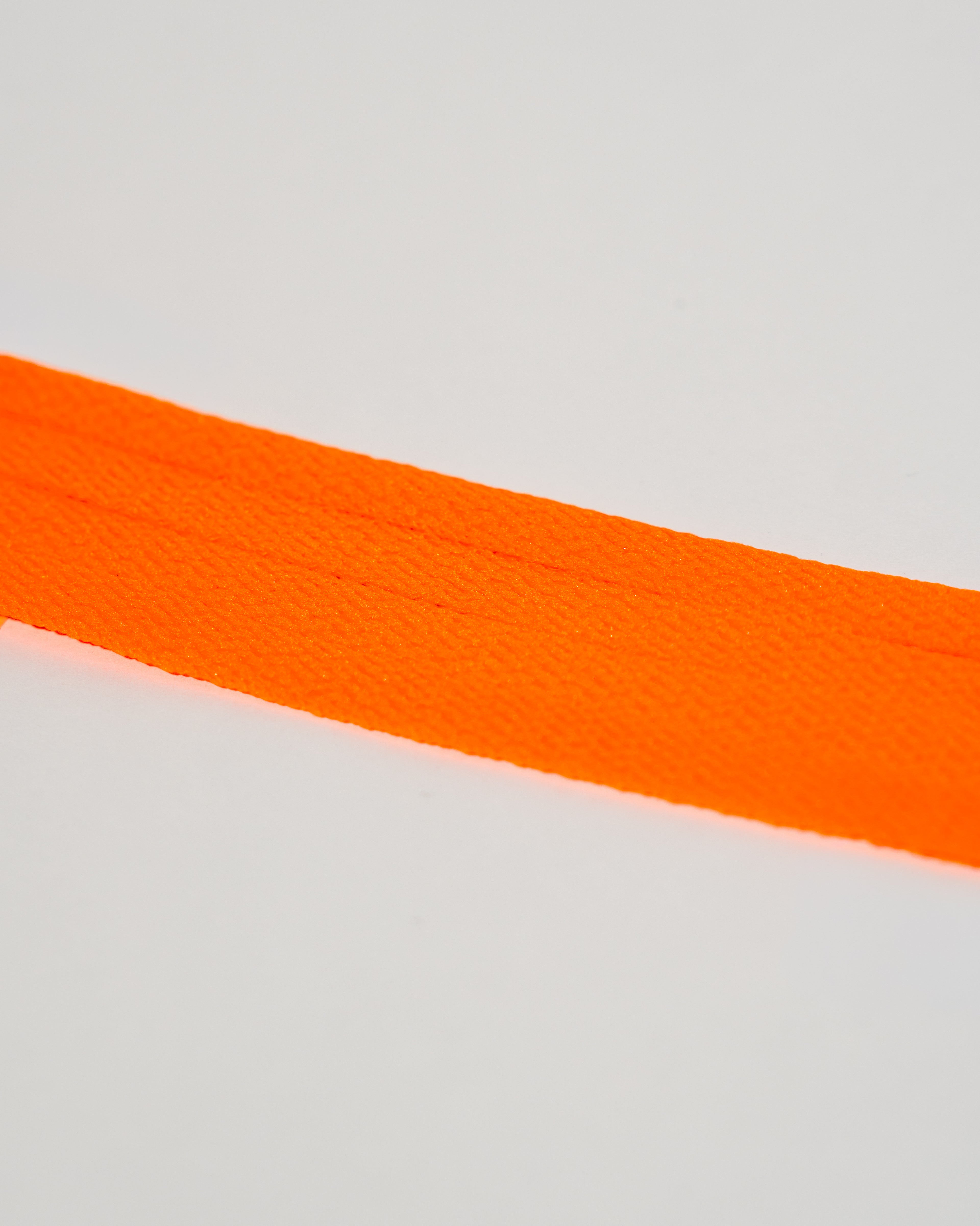 “Safety Orange” Flat Lace