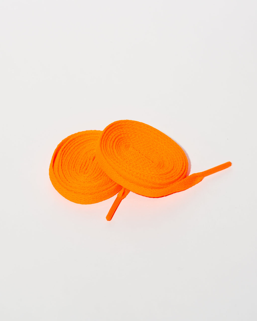 “Safety Orange” Flat Lace