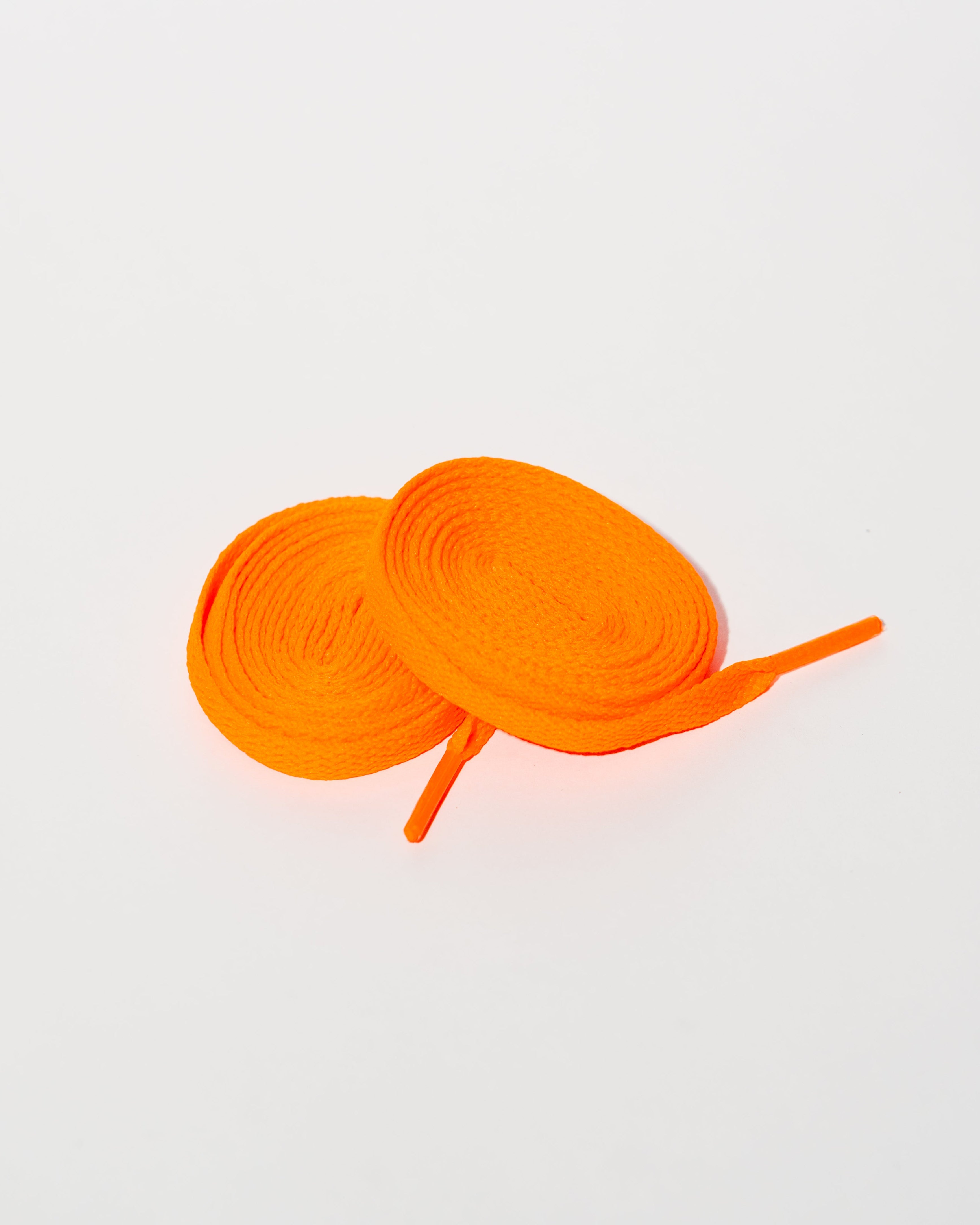 “Safety Orange” Flat Lace